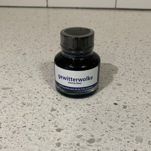 Stormy Blue Gewitterwolke 30ml Fountain Pen Ink by Fritz Schimpf NWT
